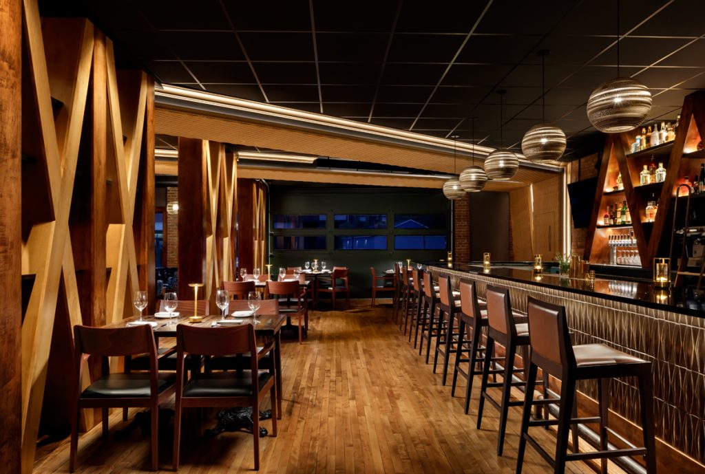 Kanu Restaurant Bar Design - Ervin Architecture - Portland Maine