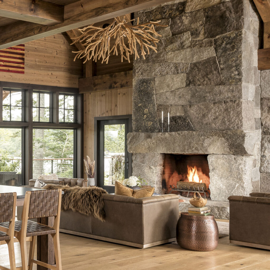 Francis Lake House, custom Maine lakeside home by Ervin Architecture