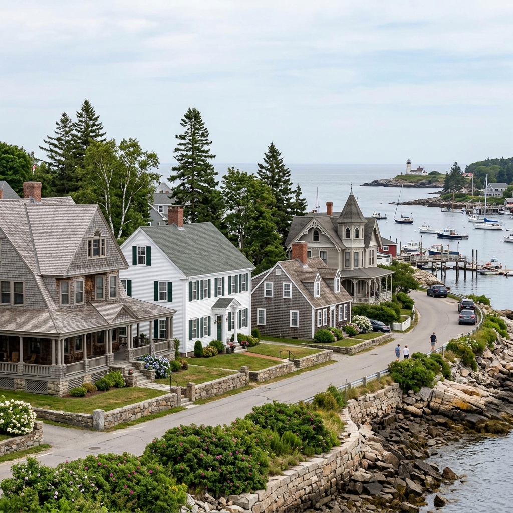 Maine Architectural Styles along the Coast