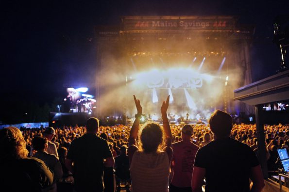 Maine Savings Amphitheater Live Show Silhouettes