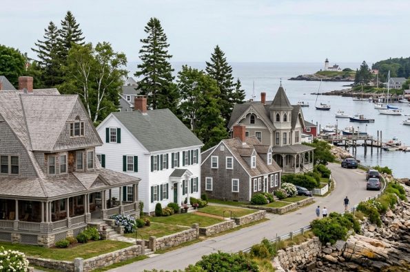 Maine Architectural Styles along the Coast